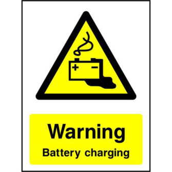 Warning Battery charging