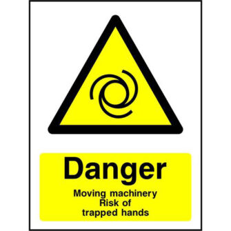Danger Moving machinery