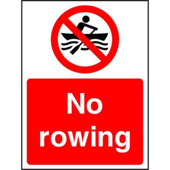 No rowing