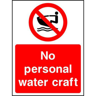No personal water craft