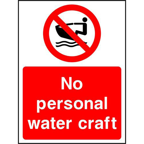 No personal water craft 1 No personal water craft