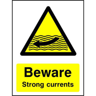 Beware strong currents