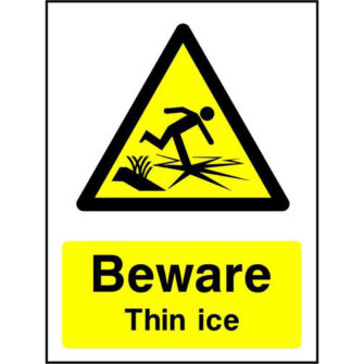 Beware Thin ice