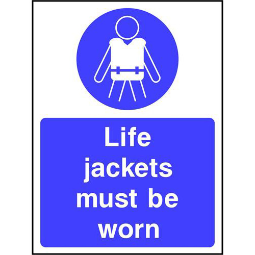 Life jackets must be worn 1 Life jackets must be worn